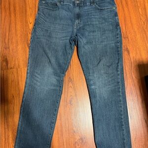 Lee Extreme Motion Jeans Mens 40x30 Dark Wash Straight Fit Tapered Leg Stretch